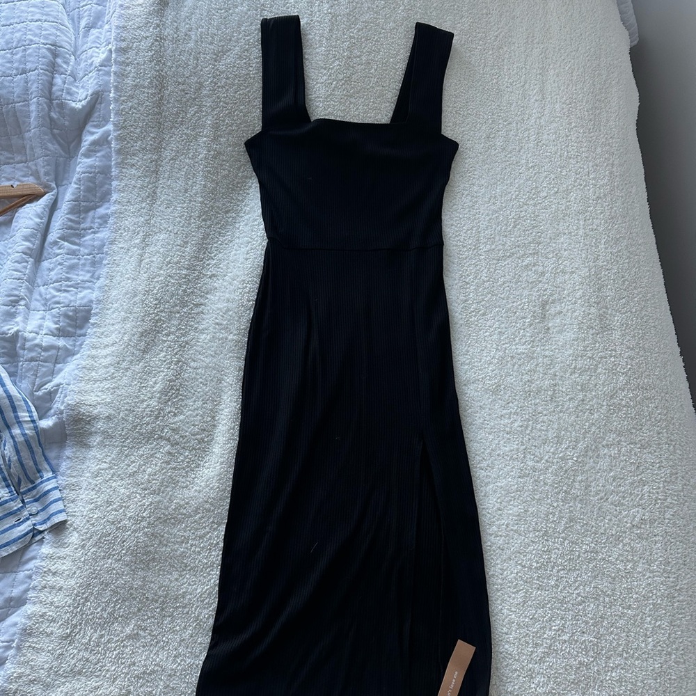 Reformation ribbed dress